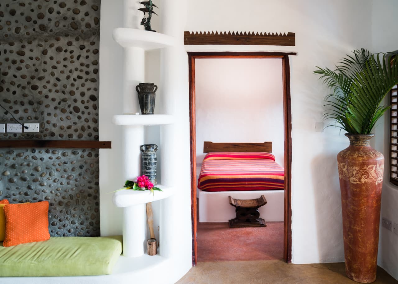 Open plan living area