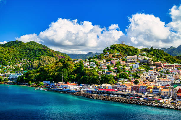 Grenada town by the sea